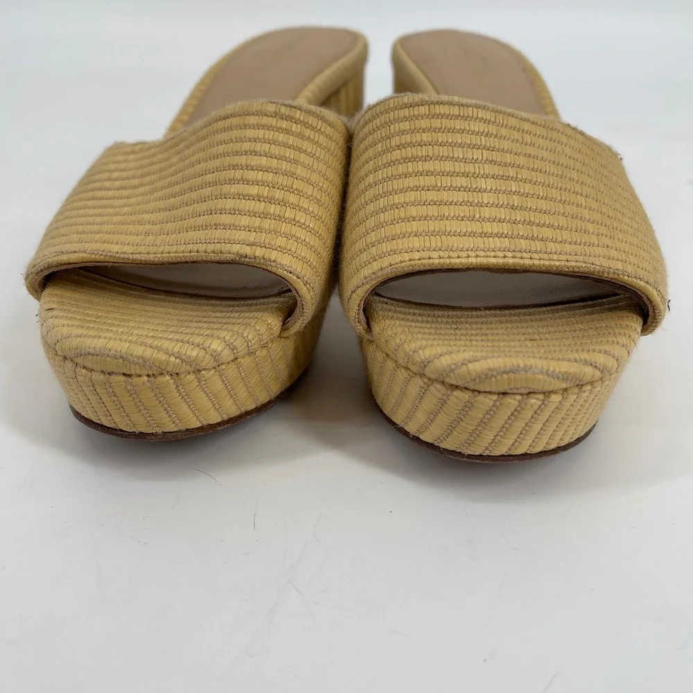 Veronica Beard DALI Woman's Woven Textured Platform Sandals Size‎ 7 Luxury